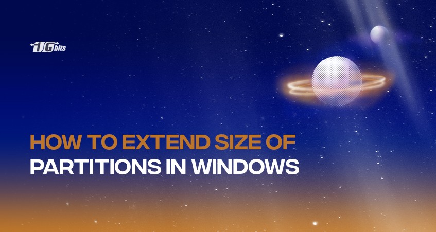 How to extend partition in Windows