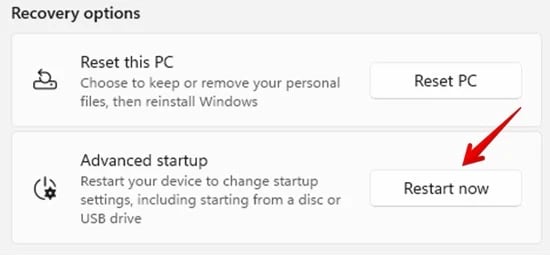 Restart Now