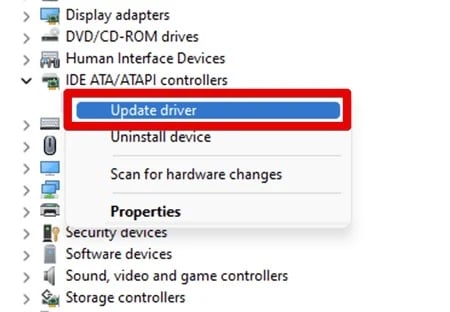 Update driver