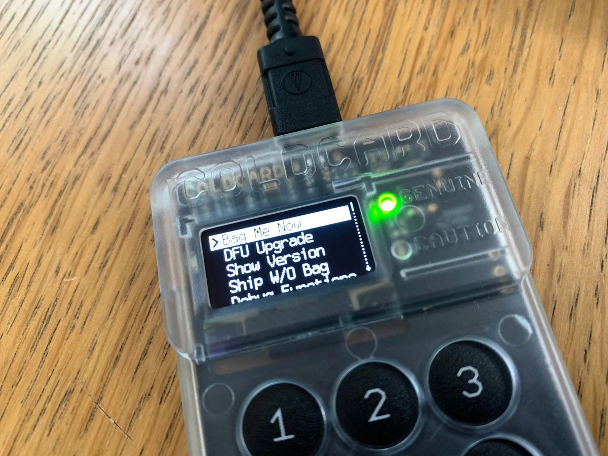 Coldcard Wallet