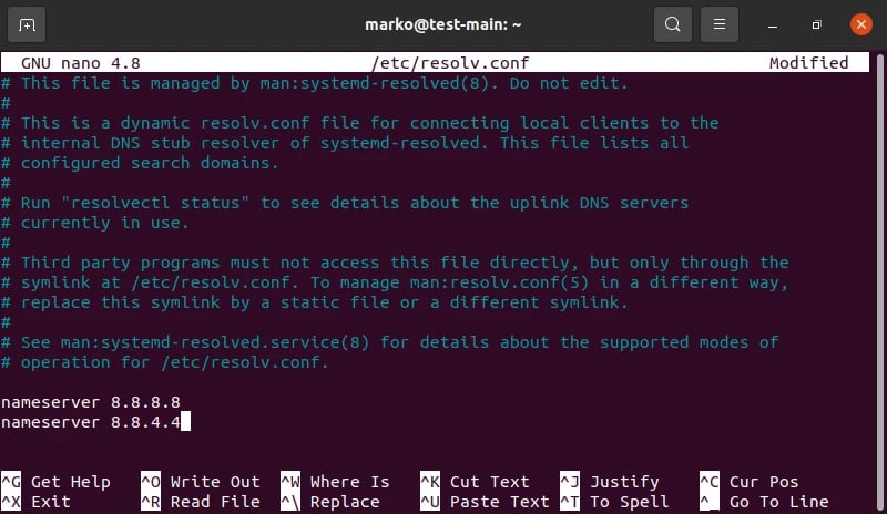 Badly Configured resolv.conf File