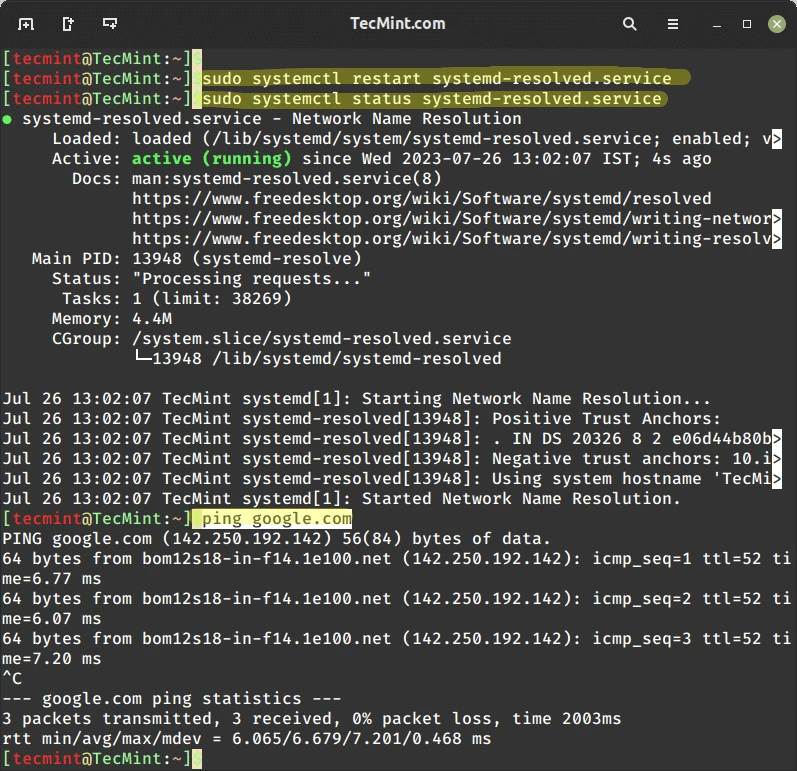 Monitor Network Stability