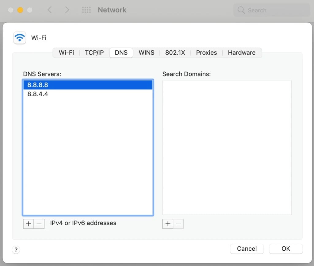 How to Change DNS Servers on Mac