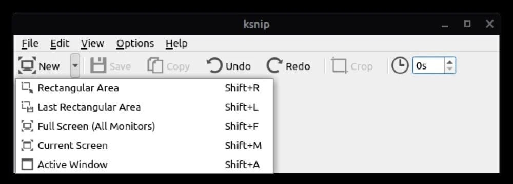  Creating Screenshots with Ksnip