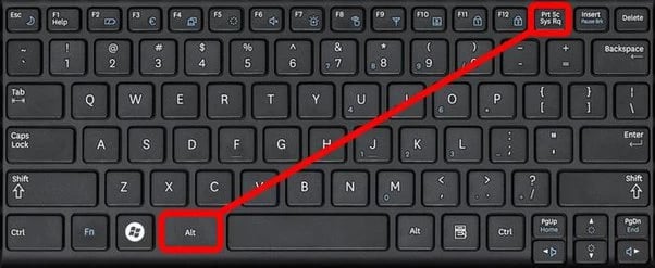 Create screenshots in Linux with the Print key