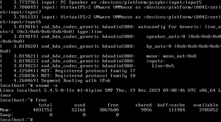 Alpine linux shutdown command