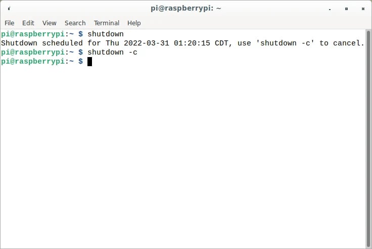 Suse linux shutdown command