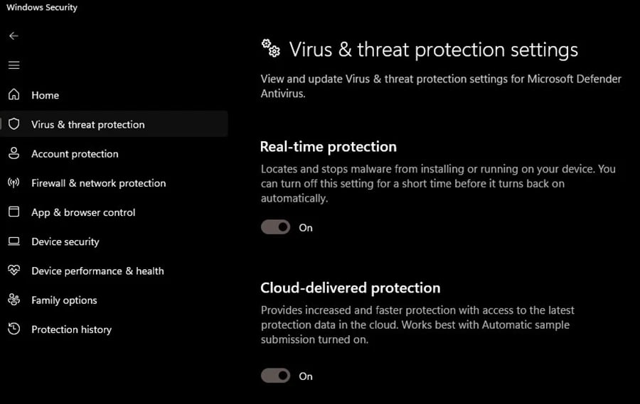 Temporarily Disable Antivirus and Firewall