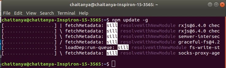 NPM update 1