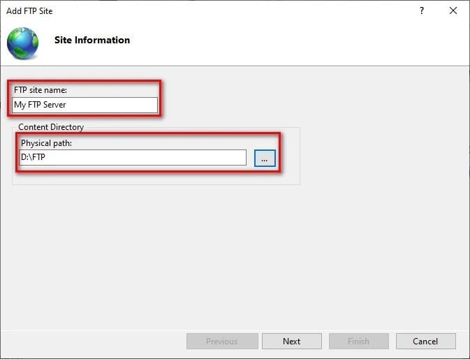 Choose a Folder