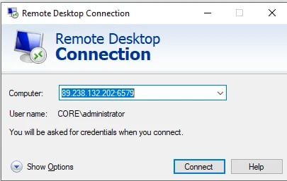 Remote Desktop Connection