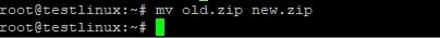 mv Command to Rename File in Linux