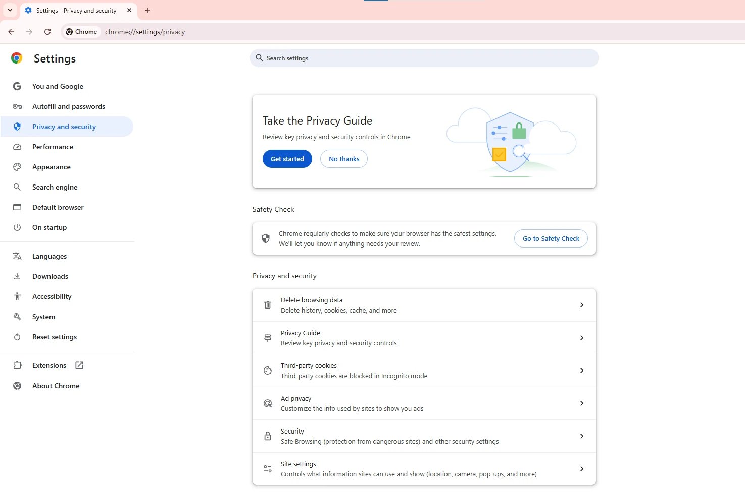 clear browser cache Google Chrome