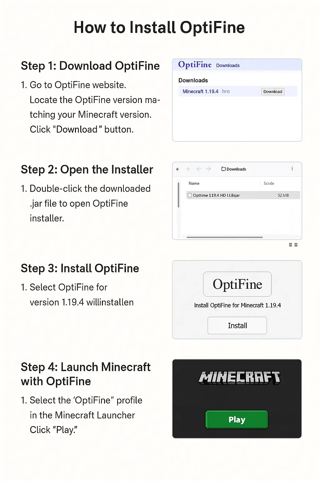 How To Install OptiFine Minecraft