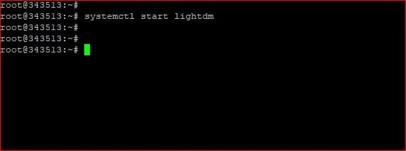 start lightdm