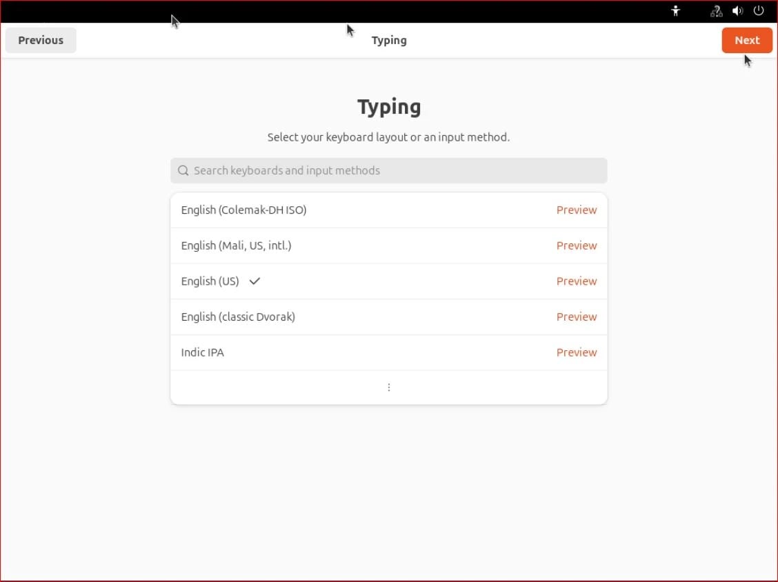Keyboard Layout