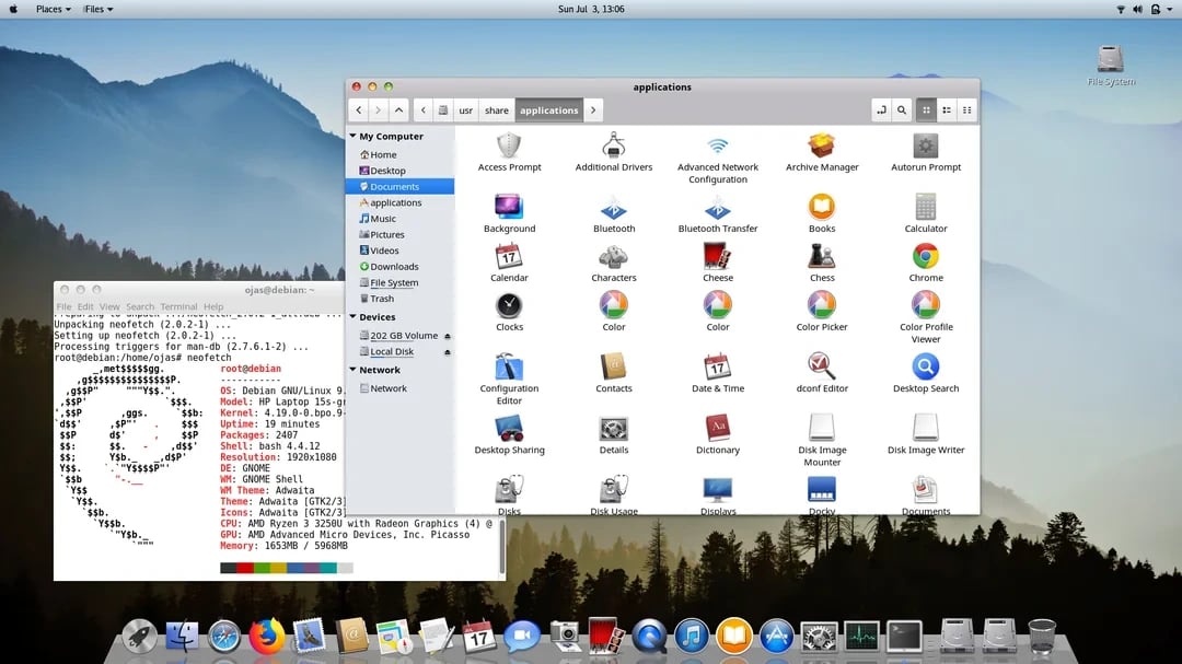 Debian Desktop