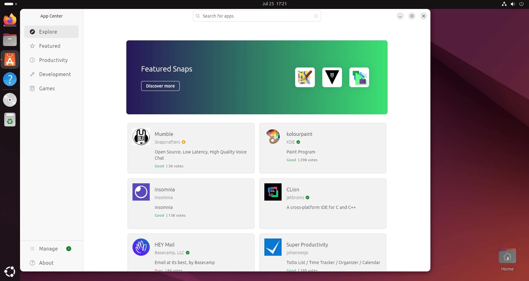 Ubuntu Software Center