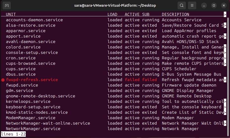 How to List All Running Services in Linux