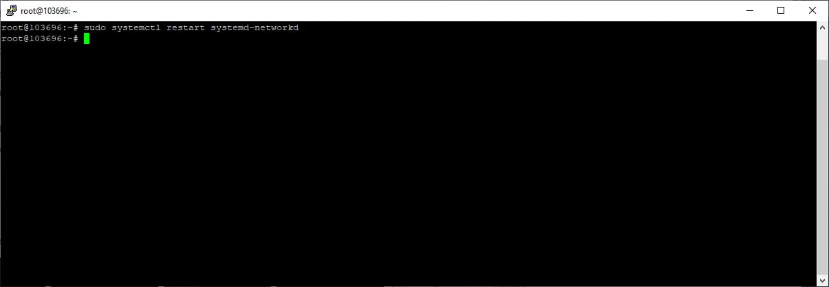 Restart Network Services