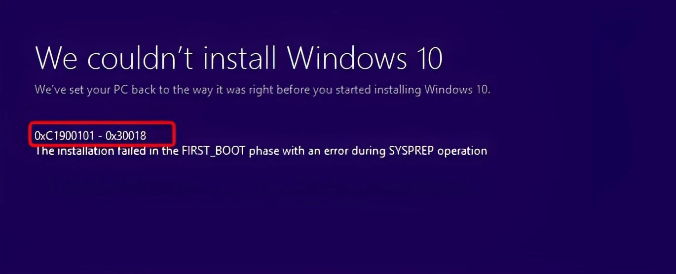 Upgrade Stopped  Failed