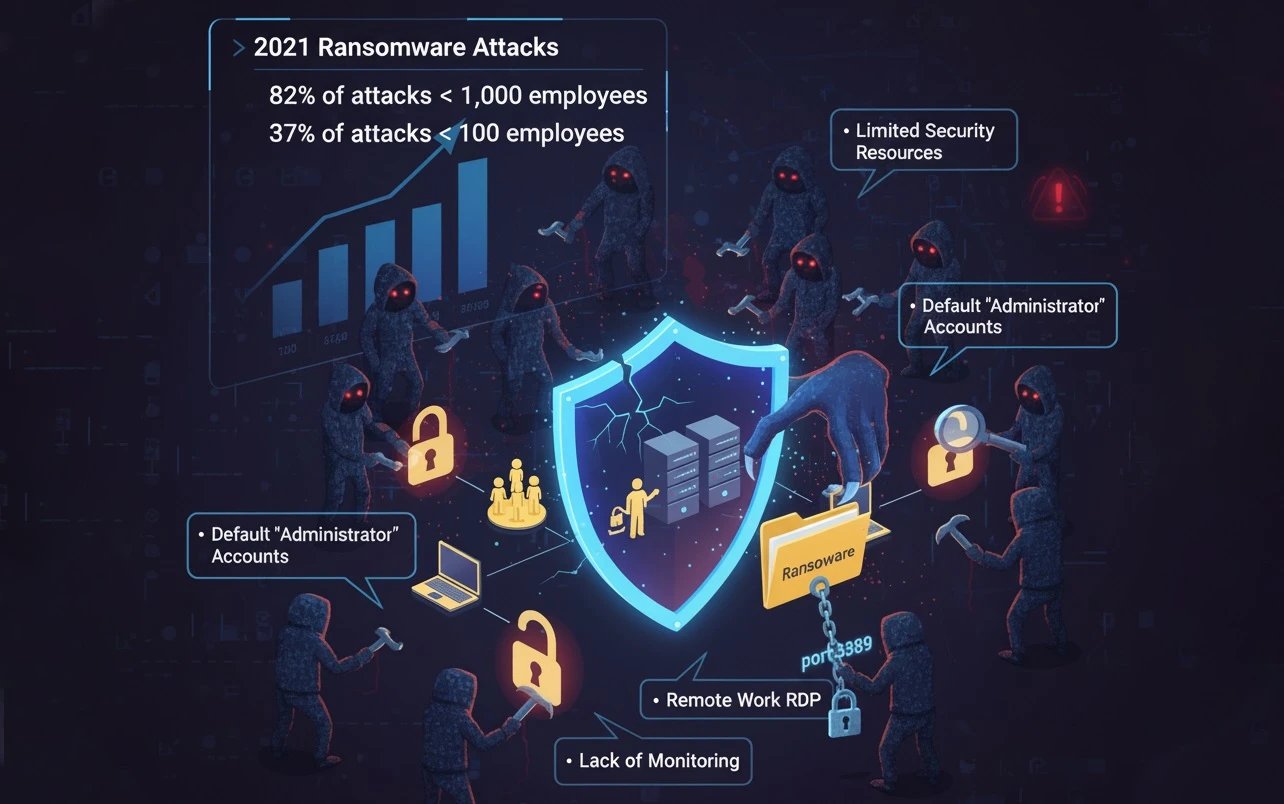 Why are small businesses a prime target