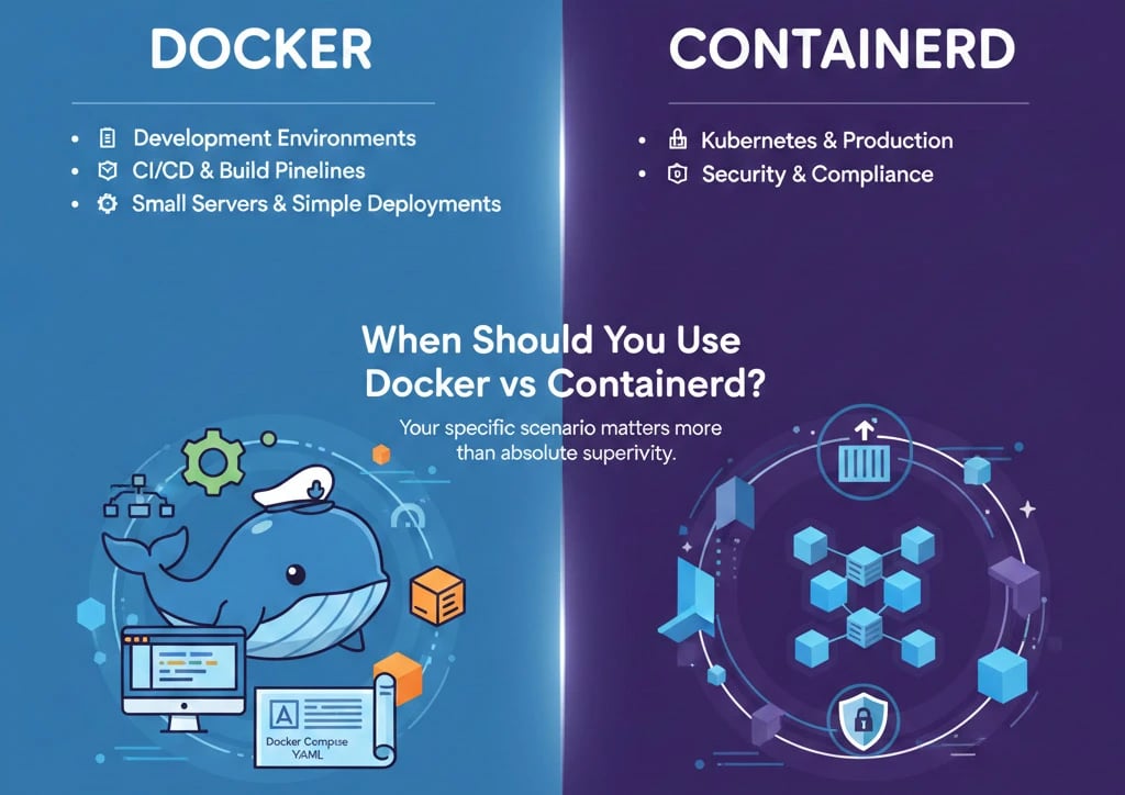 When Should You Use Docker vs Containerd