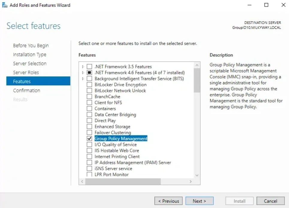 Group Policy Management