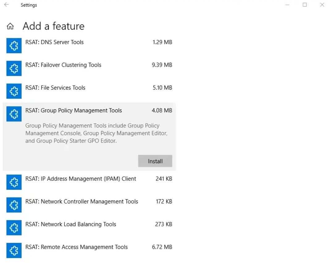 Group Policy Management Tools