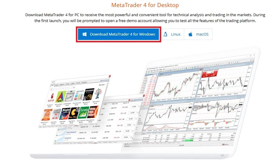 MetaTrader 4 on Windows
