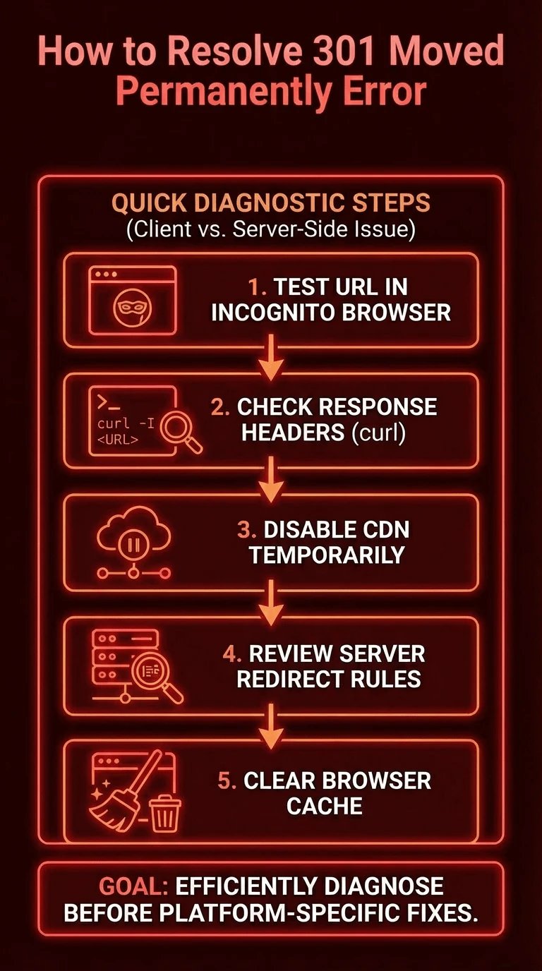 How to Resolve 301 Moved Permanently Error