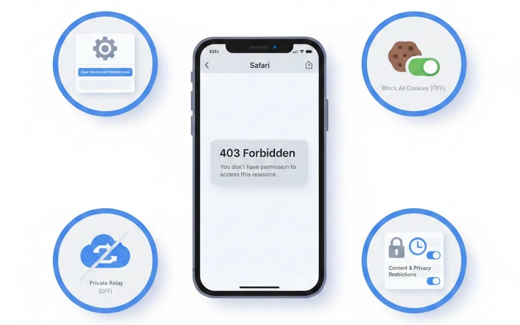 How to Fix a 403 Error on iPhone