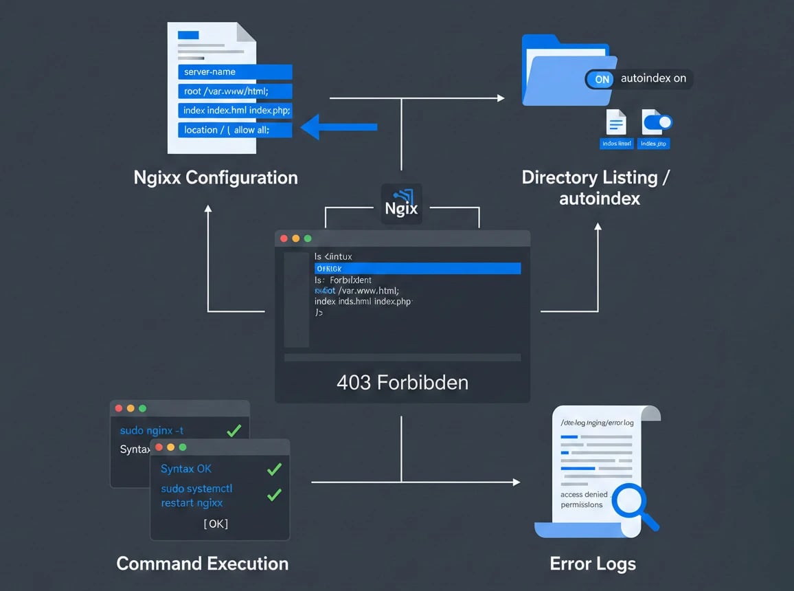 Fixing a 403 Forbidden Error on a Nginx Web Server