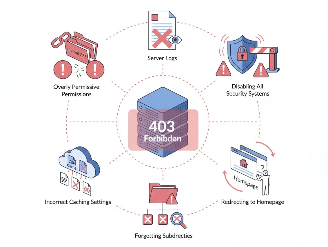 Common Mistakes When Fixing a 403 Error