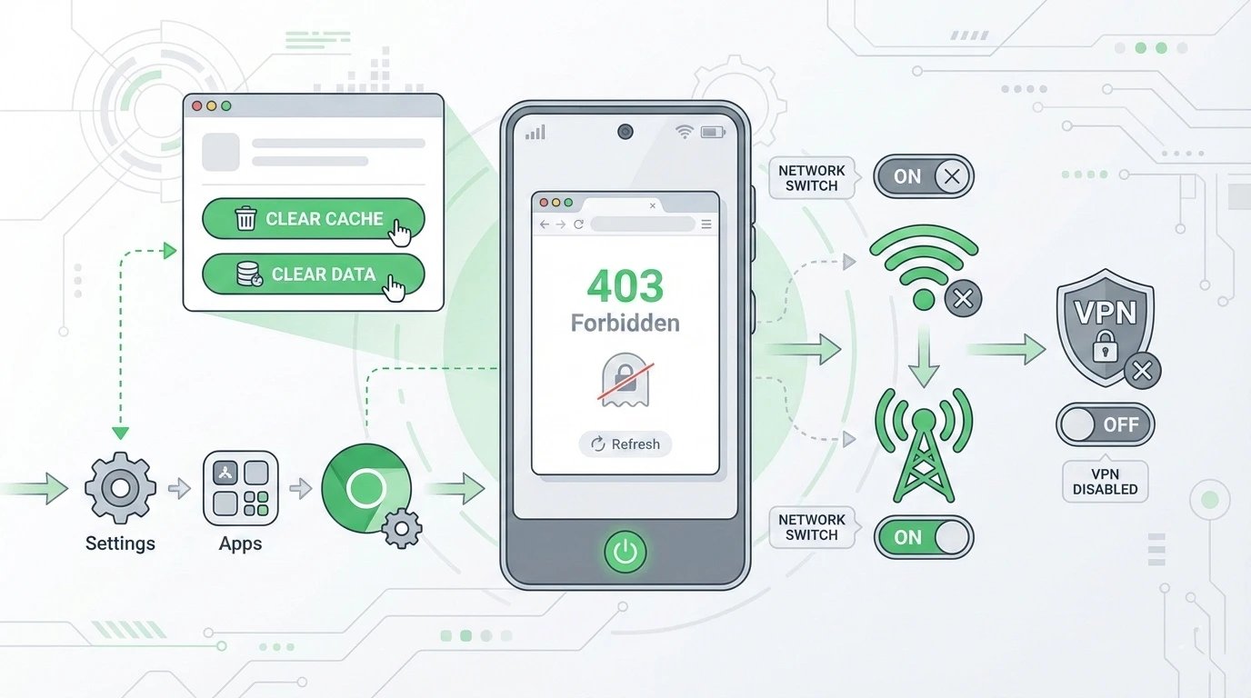 How to Fix a 403 Error on Android