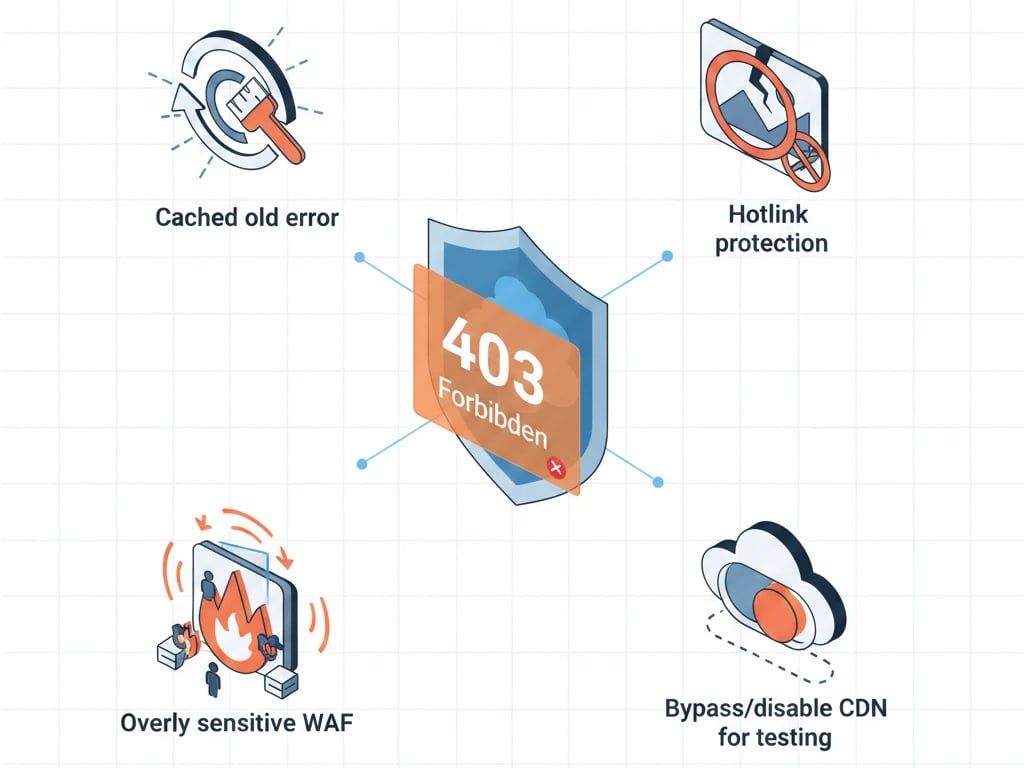 Fixing a 403 Error Caused by a CDN or WAF