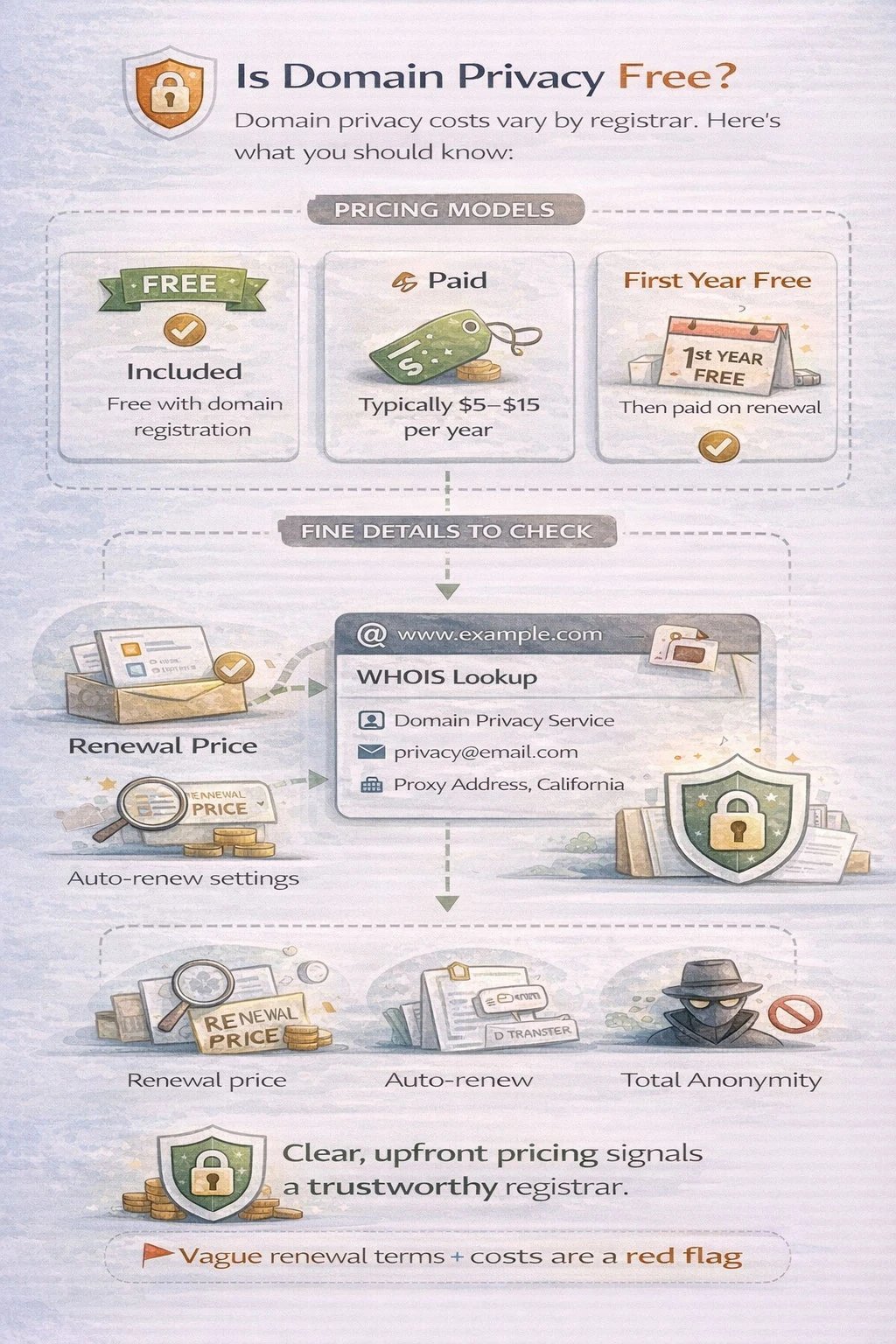 Is Domain Privacy Free