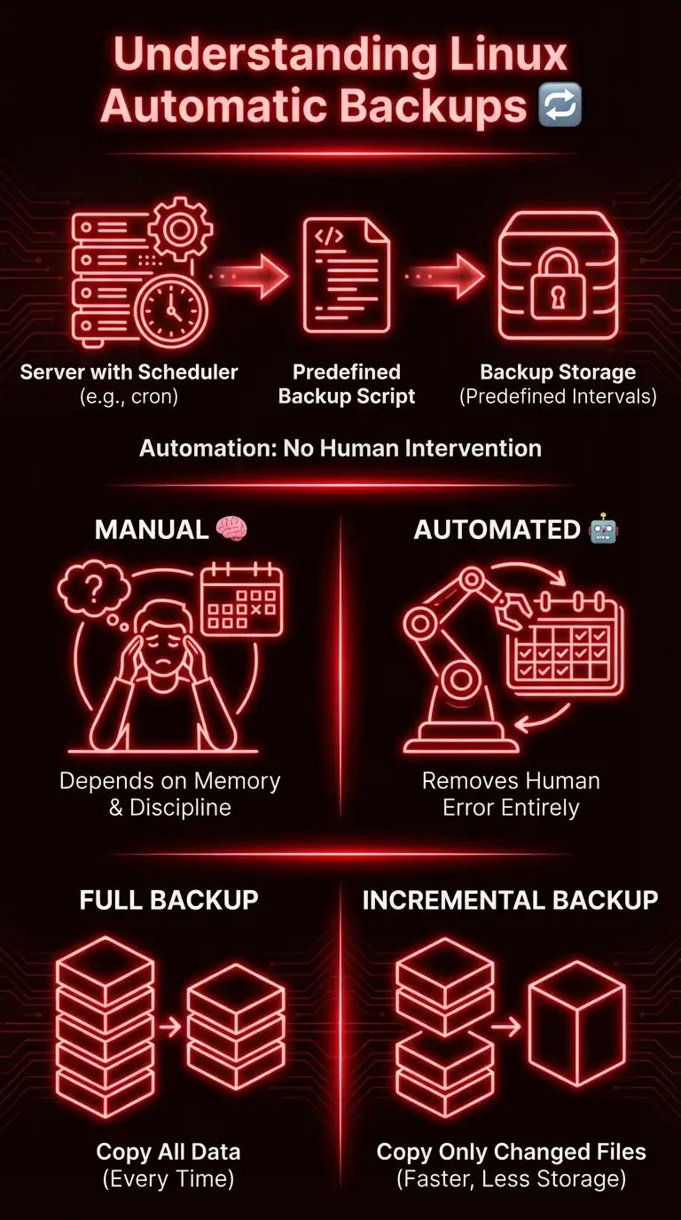 What Does It Mean to Schedule Automatic Backups for Linux