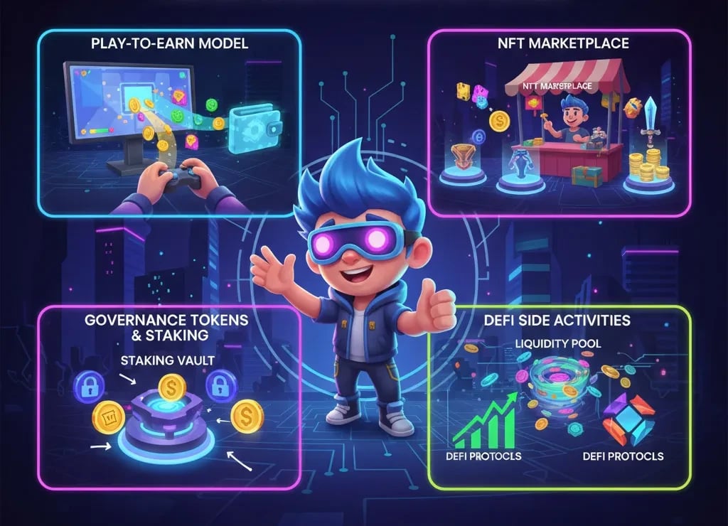 How Do Players Earn Money in Blockchain Games
