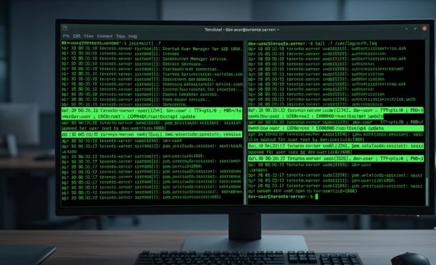 checking sudo logs using journalctl and auth.log in Linux terminal