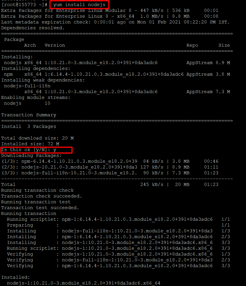 how to Install Node.js On CentOS