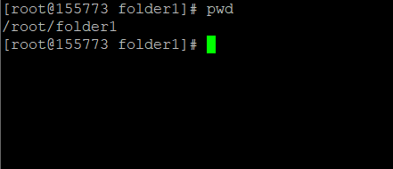 pwd command