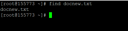 find command