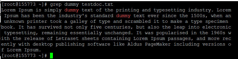 grep command