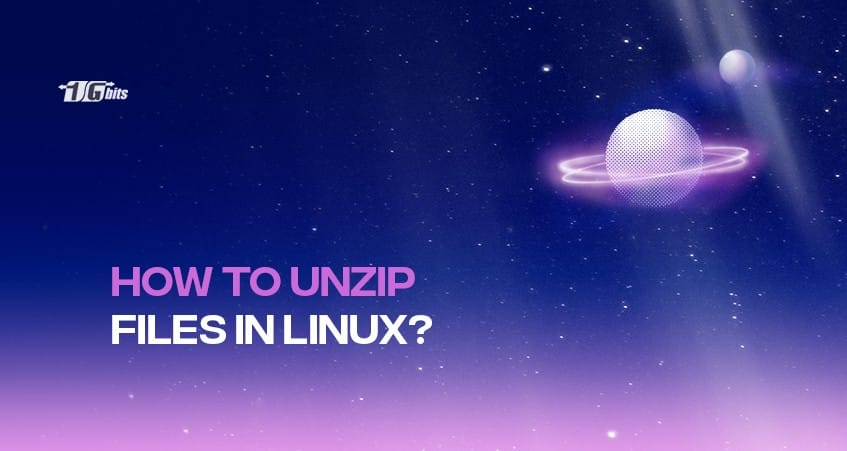 How to unzip files in Linux?