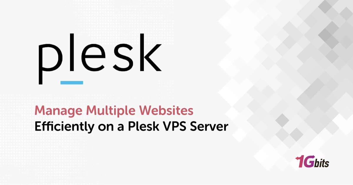 Manage Multiple Websites Efficiently on a Plesk VPS Server Manage Multiple Websites Efficiently on a Plesk VPS Server