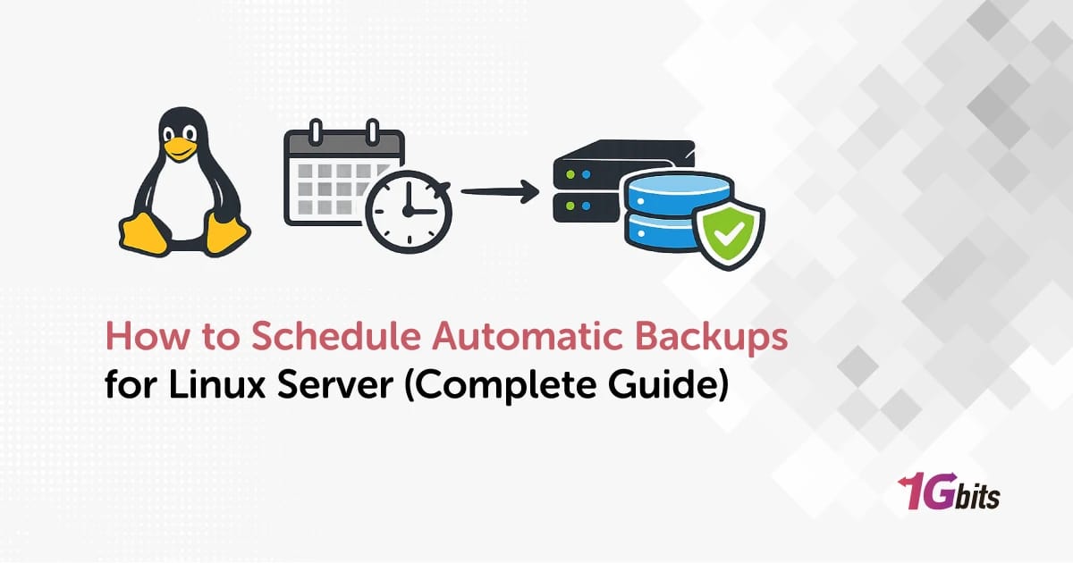 How to Schedule Automatic Backups for Linux Server (2026) 🔐