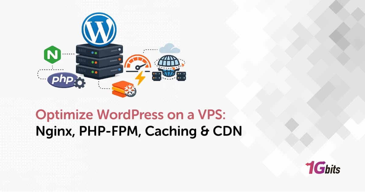 Optimize WordPress on a VPS: Nginx, PHP-FPM, Caching & CDN