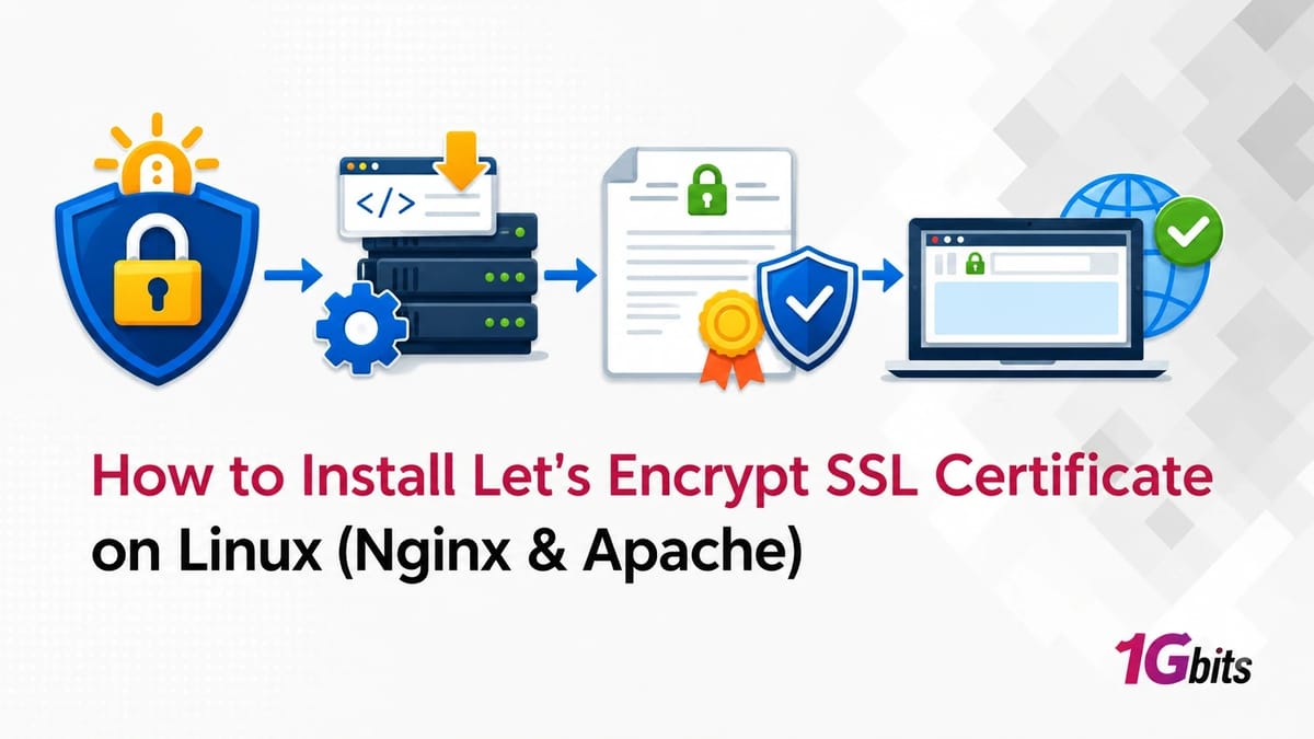 How to Install Let's Encrypt SSL Certificate on Linux 🔒 (Nginx & Apache)