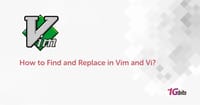 How to Find and Replace in Vim and Vi?
